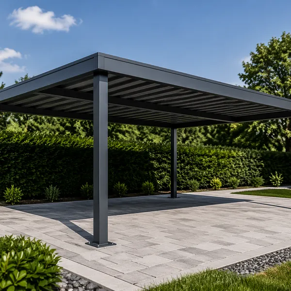Carport aus Aluminium anthrazit, Nova Steel GmbH Steiermark